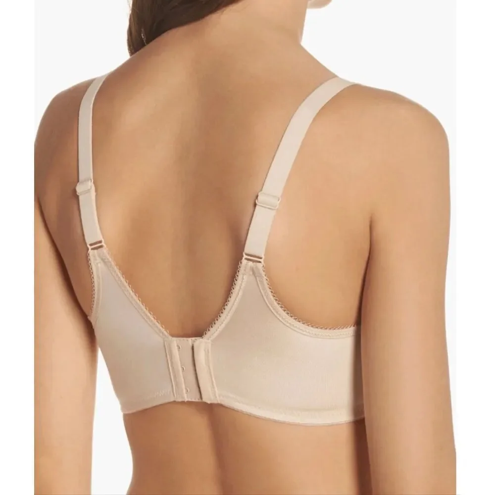 Wacoal Basic Beauty Full Figure Seamless Underwire Bra tan Size 40DDD 855192